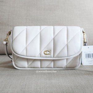 *NWT* COACH HAYDEN CROSSBODY W/ PILLOW QUILTING - CHALK